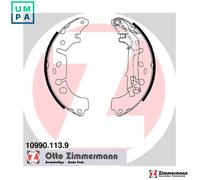 Brake shoes 10990.113.9 ZIMMERMANN for OPEL FIAT PEUGEOT