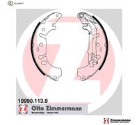 Brake shoes 10990.113.9 ZIMMERMANN for OPEL FIAT PEUGEOT