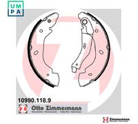 Brake shoes 10990.118.9 ZIMMERMANN for FORD TRANSIT Bus TRANSIT Van