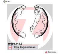 ZIMMERMANN 10990.149.8 Brake Shoe Set