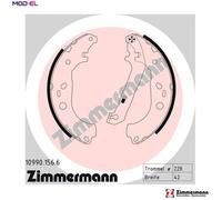 ZIMMERMANN 10990.156.6 Brake Shoe Set