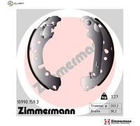 Brake shoes 10990.159.3 ZIMMERMANN for FORD FIESTA VII FIESTA VII Van