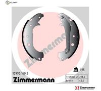 ZIMMERMANN 10990.160.3 Brake Shoe Set