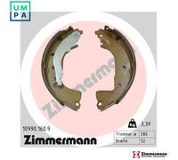 ZIMMERMANN 10990.160.9 Brake Shoe Set