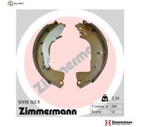 ZIMMERMANN 10990.160.9 Brake Shoe Set