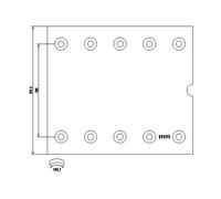 Brake shoe set 1919101 TEXTAR
