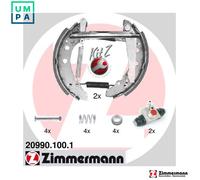 Brake shoes Pre-assembled 20990.100.1 ZIMMERMANN for AUDI VW SEAT