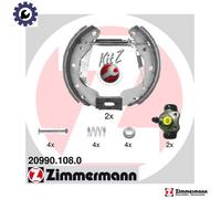 BRAKE SHOE SET 20990.108.0 FOR OPEL C18XEL/18SEL X18XE 1.8L 4cyl ASTRA F