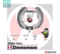 BRAKE SHOE SET 20990.108.0 FOR OPEL C18XEL/18SEL X18XE 1.8L 4cyl ASTRA F