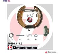 BRAKE SHOE SET 20990.114.9 FOR PEUGEOT 106/II 206/SW/Hatchback 306/Convertible