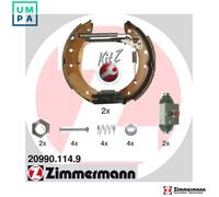 BRAKE SHOE SET 20990.114.9 FOR PEUGEOT 106/II 206/SW/Hatchback 306/Convertible