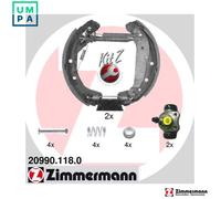 BRAKE SHOE SET 20990.118.0 FOR VAUXHALL ASTRAVAN/Mk/IV COMBO/II OPEL 4cyl 1.2L
