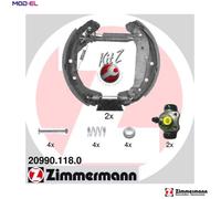 BRAKE SHOE SET 20990.118.0 FOR VAUXHALL ASTRAVAN/Mk/IV COMBO/II OPEL 4cyl 1.2L