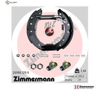 BRAKE SHOE SET 20990.129.9 FOR RENAULT D7F710/722/746/726 1.1L 4cyl CLIO II
