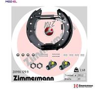 ZIMMERMANN 20990.129.9 Drum brake kit