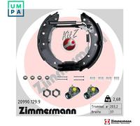 ZIMMERMANN 20990.129.9 Drum brake kit