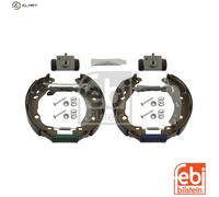 FEBI BILSTEIN Brake Shoe Set 37239 Rear Drum Brakes Pre-assembled for Renault Clio