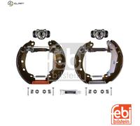 Ferdinand Bilstein Brake Shoe Set 37241 – Rear Axle Pre-assembled for Renault Megane I