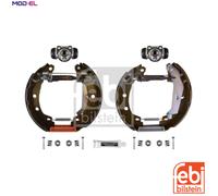 Brake shoes Rear Axle Pre-assembled 37241 FEBI BILSTEIN for RENAULT MEGANE I