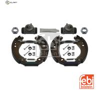 FEBI BILSTEIN Brake Shoe Set 37484, Rear Axle Pre-assembled, Drum Brakes for PEUGEOT/CITROEN