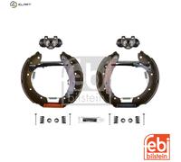 Ferdinand Bilstein Brake Shoes Rear Axle Pre-assembled 37486 for CITROËN PEUGEOT