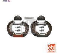 FEBI BILSTEIN Brake Shoe Set 37511 - Rear Axle Pre-assembled, Drum Brakes for Renault Megane I