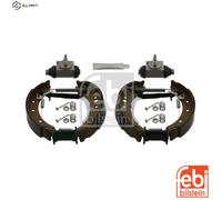 Brake shoes Rear Axle Pre-assembled 37513 FEBI BILSTEIN for RENAULT TWINGO II