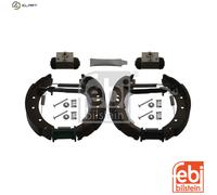 Brake shoes Rear Axle Pre-assembled 37532 FEBI BILSTEIN for PEUGEOT 206+ 206 Van