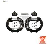 BRAKE SHOE SET 37534 FOR TOYOTA AYGO/Hatchback/Van CITROEN 1KR-FE 1.0L 3cyl AYGO