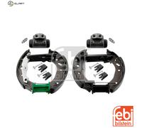 FEBI Bilstein Brake Shoes 37666 – Rear Axle Pre-assembled for Ford, Mazda – Pack of 2