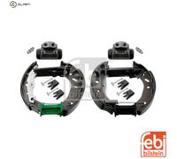FEBI Bilstein Brake Shoes 37666 – Rear Axle Pre-assembled for Ford, Mazda – Pack of 2
