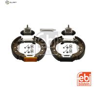BRAKE SHOE SET 38619 FOR SMART FORTWO/Cabrio/HATCH/PEQUENO M132.930/910 1.0L