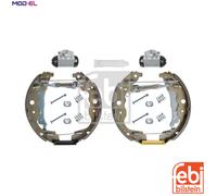 Brake shoes Rear Axle Pre-assembled 43615 FEBI BILSTEIN for DACIA RENAULT