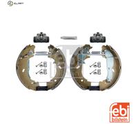 Brake shoes Rear Axle Pre-assembled 44313 FEBI BILSTEIN for RENAULT OPEL