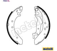 BRAKE SHOE SET 53-0006 FOR MG EXPRESS/Hatchback/Van ROVER 45 200/Convertible