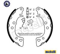 BRAKE SHOE SET 53-0021K FOR PEUGEOT 106/Van/II/Hatchback MEGA CITROEN 1.1L 4cyl