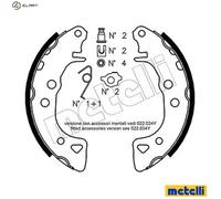 BRAKE SHOE SET 53-0021K FOR PEUGEOT 106/Van/II/Hatchback MEGA CITROEN 1.1L 4cyl