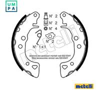 BRAKE SHOE SET 53-0021K FOR PEUGEOT 106/Van/II/Hatchback MEGA CITROEN 1.1L 4cyl