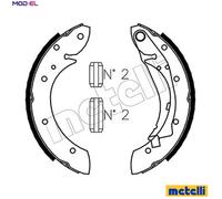 Brake shoes 53-0023 METELLI for PEUGEOT CITROËN RENAULT PROTON