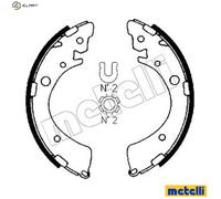 REAR AXLE FITS HONDA ACCORD II 1.6 EX BRAKE SHOE SET 530153 METELLI