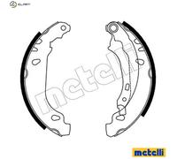 Brake shoes 53-0328 METELLI for PEUGEOT 206+ 206 Hatchback 206 Van 206 CC 206 SW