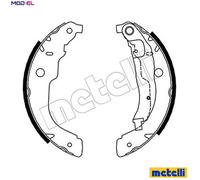 BRAKE SHOE SET 53-0333 FOR PEUGEOT 301 207/207+ 208/I CITROEN ZMZ 1.0L 3cyl 1.4L