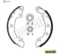 BRAKE SHOE SET 53-0353 FOR RENAULT MEGANE/I/Hatchback/Van/Classic/Coach/Break