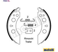 BRAKE SHOE SET 53-0592
