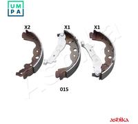 Brake shoes Rear Axle 55-00-015 ASHIKA for DACIA DUSTER LOGAN MCV LOGAN EXPRESS