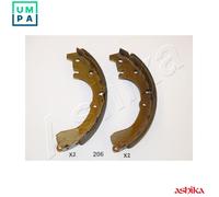 Brake shoes Rear Axle 55-02-206 ASHIKA for TOYOTA DAIHATSU