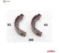 ASHIKA 55-02-260 Brake Shoe Set