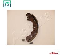 Brake shoes Rear Axle 55-06-616 ASHIKA for DAIHATSU TREVIS