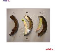 Brake shoes Rear Axle 55-W0-001 ASHIKA for CHEVROLET DAEWOO