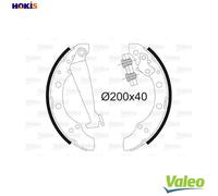 Valeo Brake Shoe Set 562080